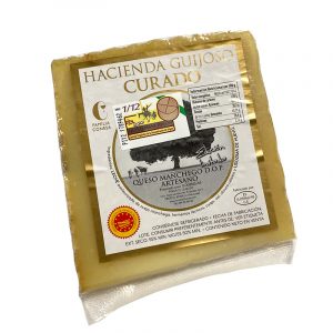 cuña queso manchego curado hacienda guijoso